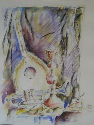 אקוורל צבע מים