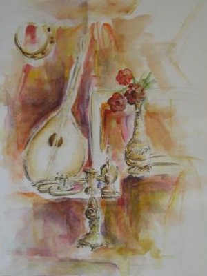 אקוורל צבע מים