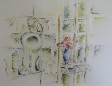 אקוורל צבע מים