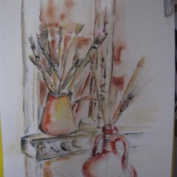 אקוורל צבע מים