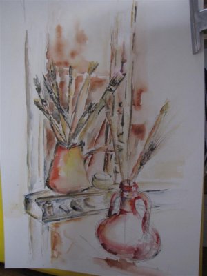 אקוורל צבע מים