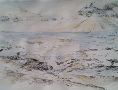 אקוורל צבע מים