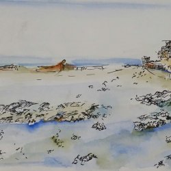 אקוורל צבע מים